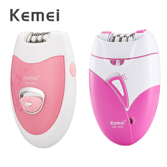 Kemei Women Electric Epilator Shaver Rechargeable,